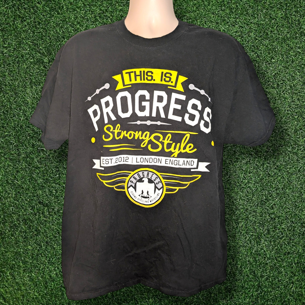 PROGRESS Wrestling "Strong Style" Graphic T-shirt - XL